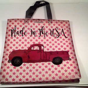 Happy Sack Old Country Red Truck Tote Bag